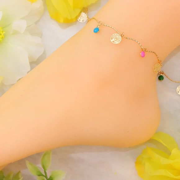 Minimalist Anklet, Sleek & Modern Design, Women’s Fashion, YC110151-A - Picture 4 of 10